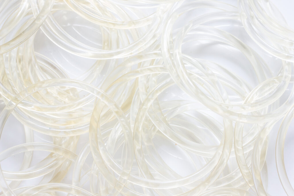 Rubber seal PU. isolated on white background.