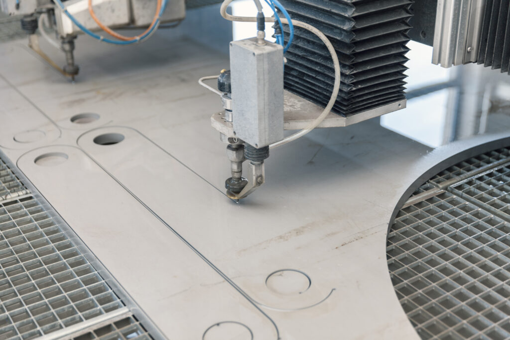 Water,Jet,Cutter,Close,Up